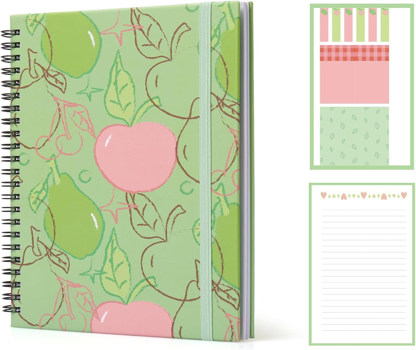 The Sweet Magnolia Spiral Notebook With Sticky Notes