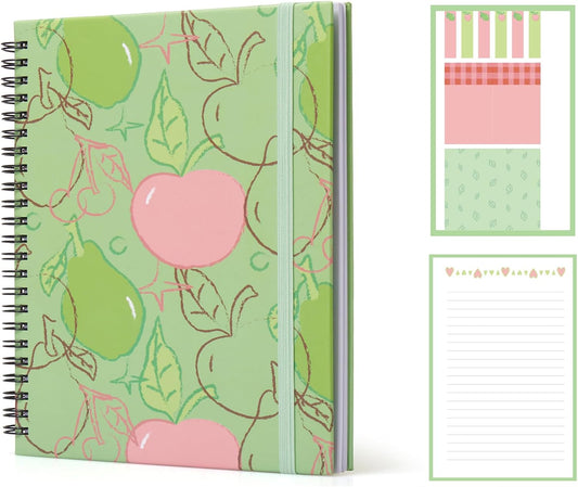 The Sweet Magnolia Spiral Notebook With Sticky Notes