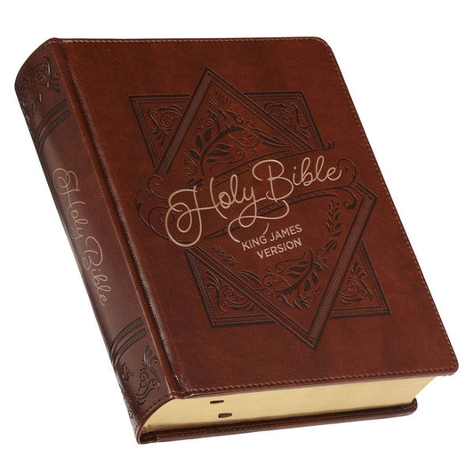 KJV Note-taking Bible Faux Leather HC, Brown
