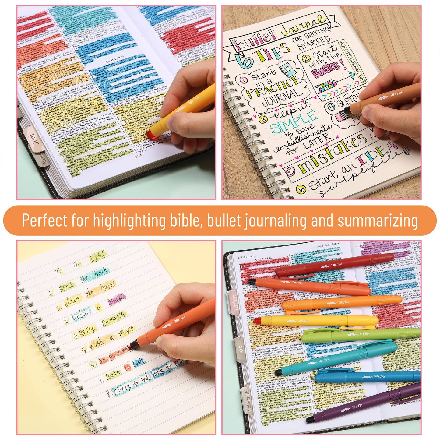 Gel Bible Highlighters 16 Pack