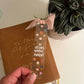 In Jesus Name Acrylic Bookmark