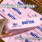 Realistic PU Butter Stick Stress Relief Toy Gifts