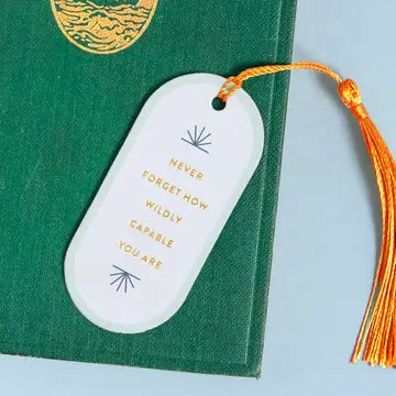 Wildly Capable Anything But Weak Vegan Leather Bookmark Leather Bookmark