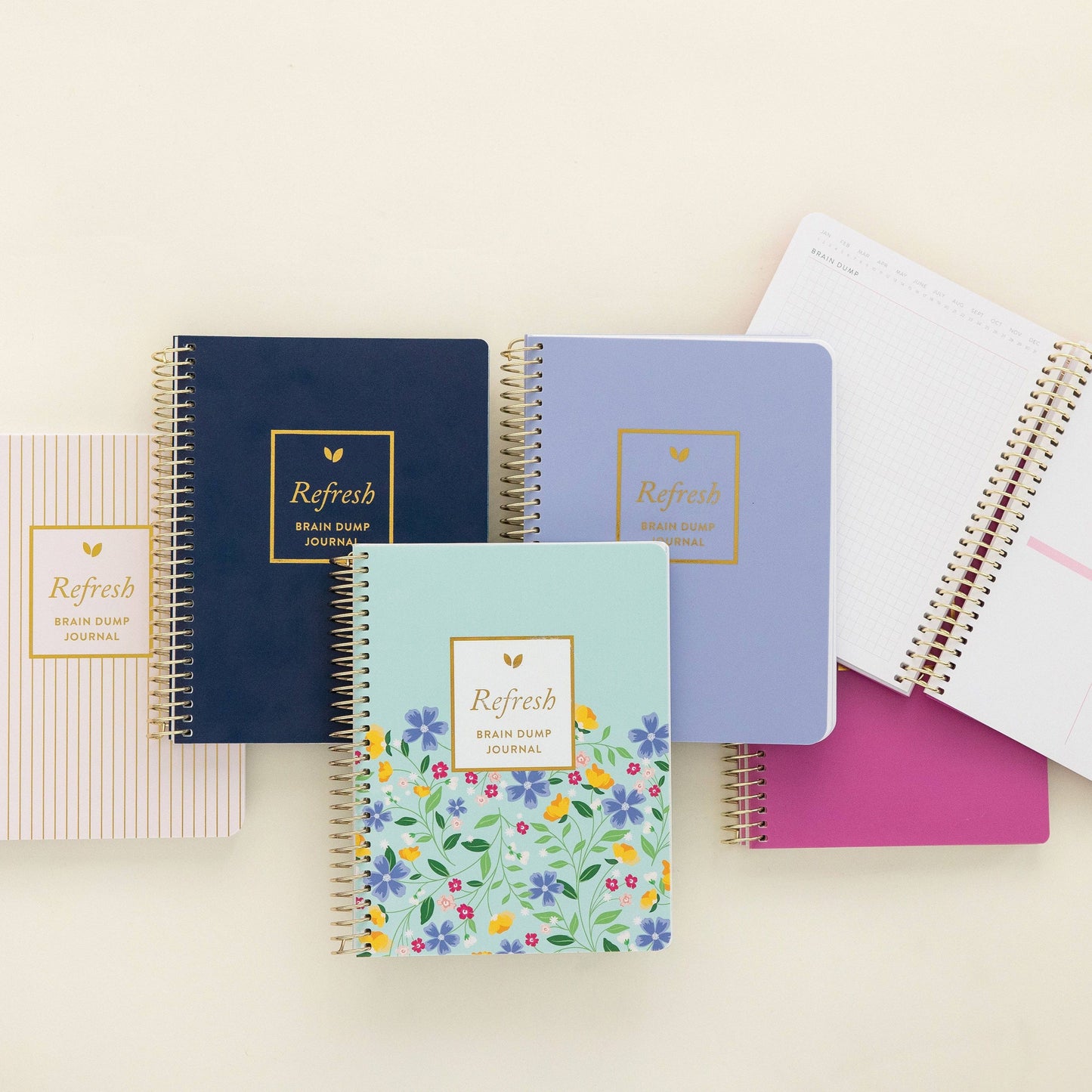 Refresh Brain Dump Journal | Navy