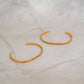 18K Gold PVD You are Loved Engraved Bangle Bracelet
