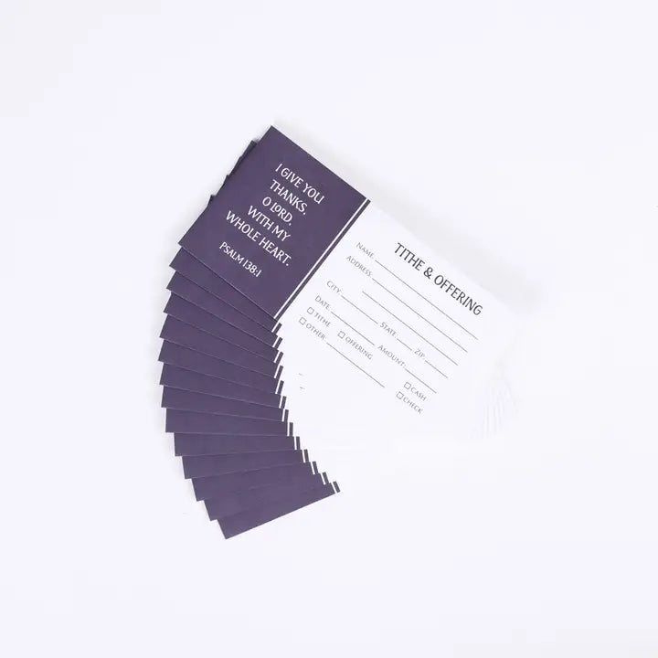 Offering Envelope Give You Thanks 100Ct