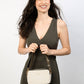 Kedzie Modernist Vegan Leather Crossbody Open Stock