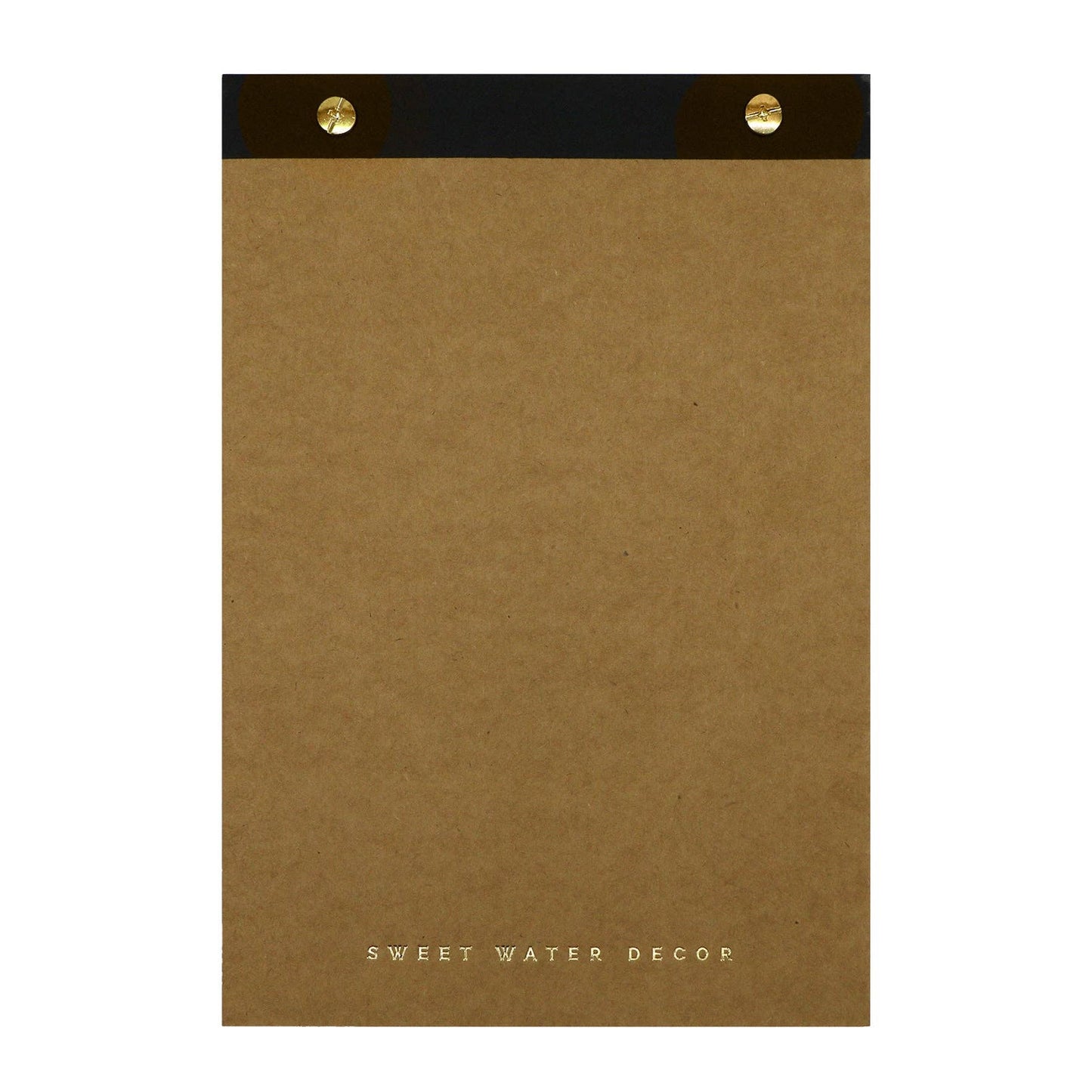 Gold Rivet Basic Notepad - Stationery & Gifts