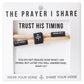 TRUST HIS TIMING Christian Cord Bracelet | Father's Day