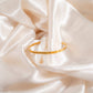 18K Gold PVD Dont let Hard Days Win Engraved Bangle Bracelet
