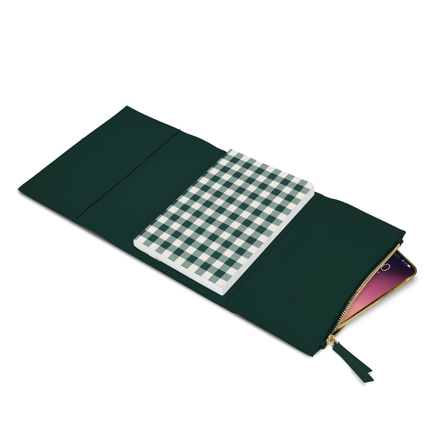 Forest Green Keri Notebook Organizer