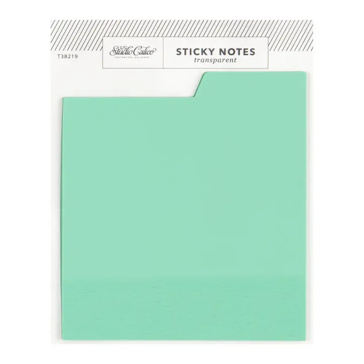 Tabbed Transparent Sticky Notes