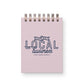 Custom Support Local Business Mini Jotter Notebook