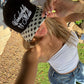 Black wonderfully made trucker hat
