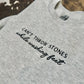 Can't Throw Stones While Washing Feet Embroidered Shirt