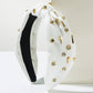 Cross and Crystal Embellished Knot Headband | 40HB196