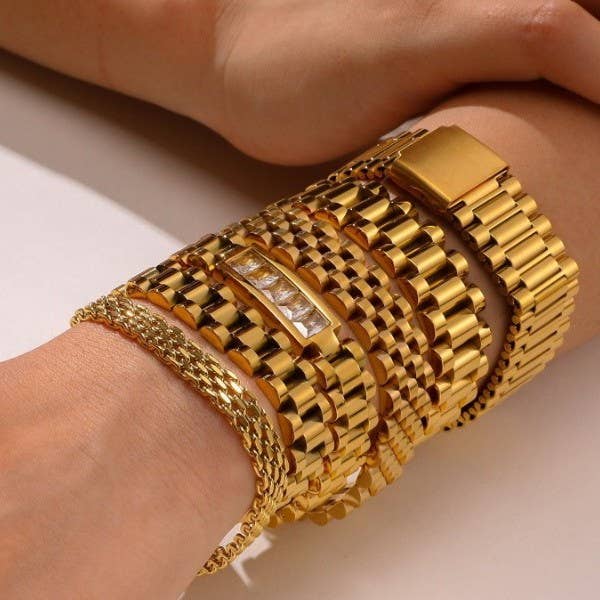 Magnolia Watch Chain Bracelet