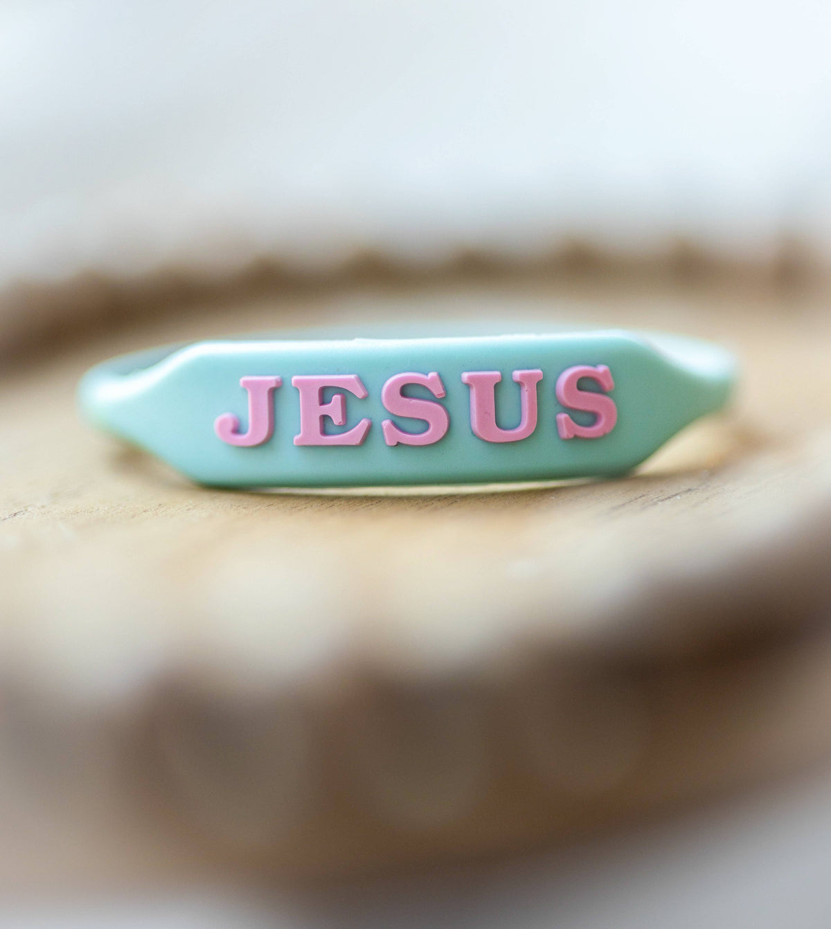 JESUS WristWords Bracelet - Mint Julep