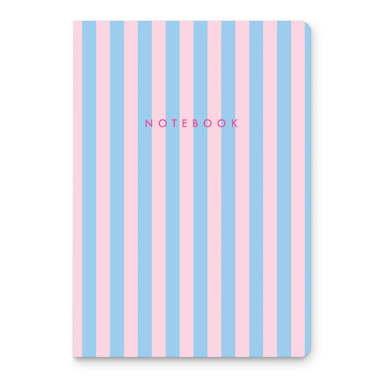 Cotton Candy Stripes Keri Notebook