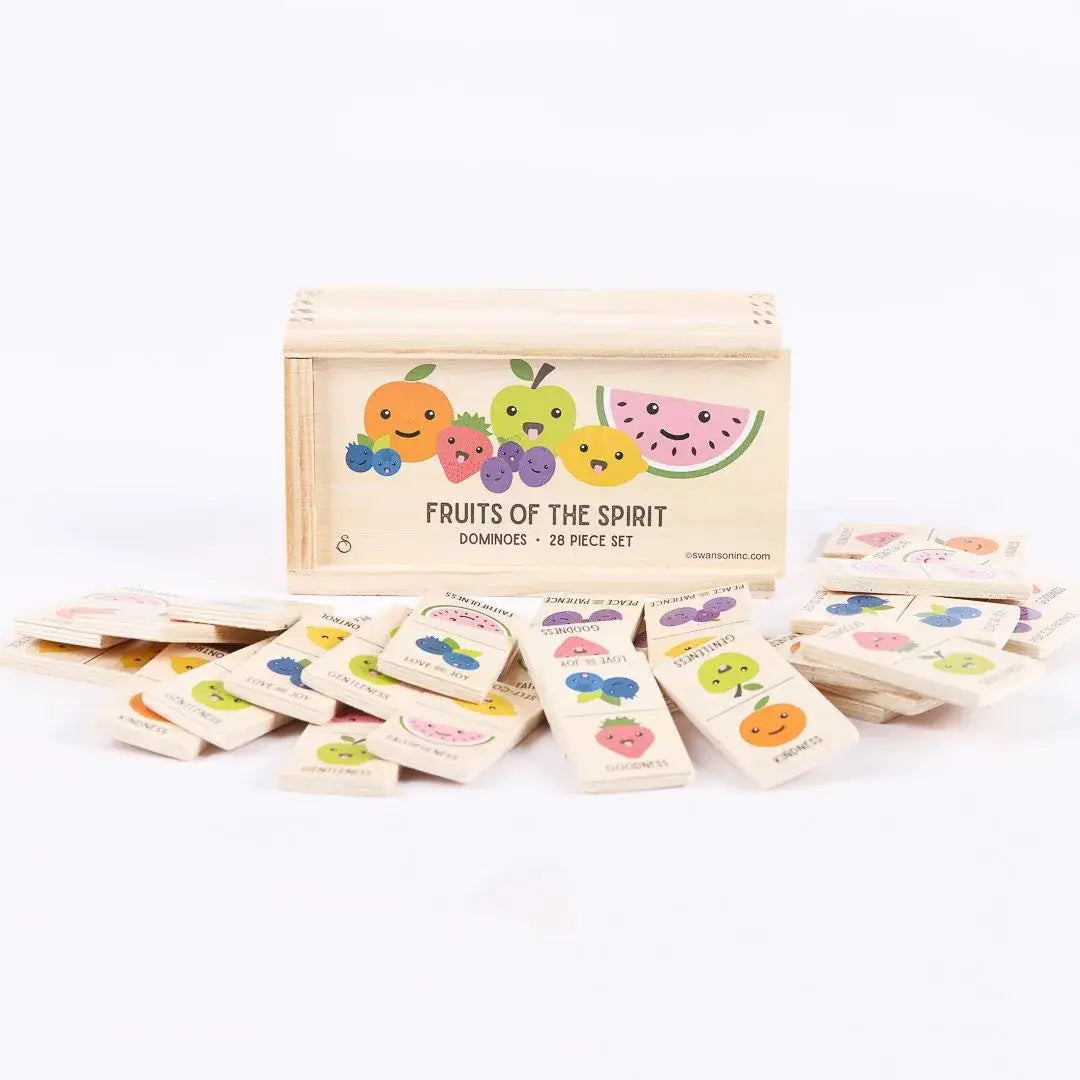 Game Dominos Wood Fruit Of The Spirit