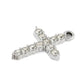 Alloy Rhinestone Cross Charm