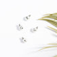 18K Gold PVD Stainless Steel 8mm Love Printed Pearl Charm