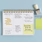 Tabbed Transparent Sticky Notes