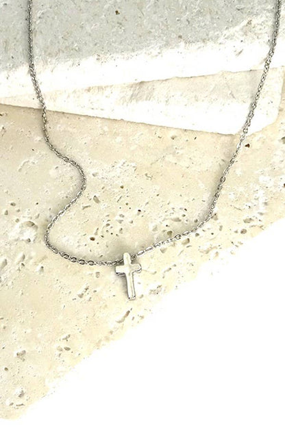 CLASSIC MINI CROSS NECKLACE | 47N15737-CROSS