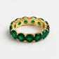 Emerald Radiance Eternity Ring