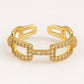 Luxe Link Radiance Ring