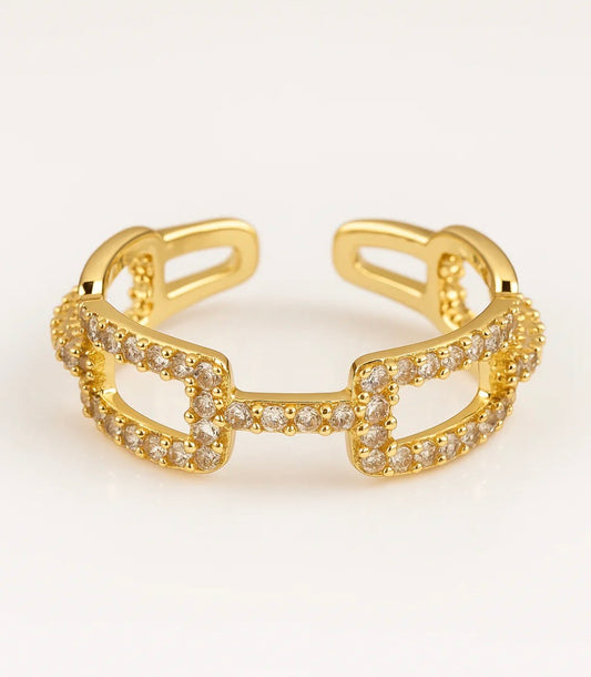 Luxe Link Radiance Ring