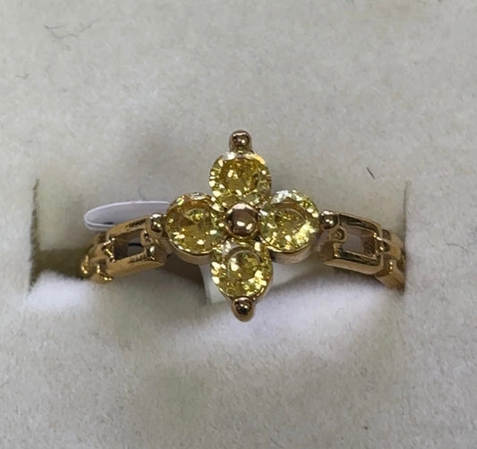 Celeste Bloom Ring-YELLOW