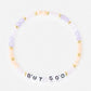 But God Letter Bracelet