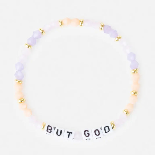 But God Letter Bracelet