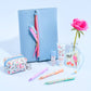 Periwinkle & Pink Keri Notebook Organizer