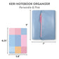Periwinkle & Pink Keri Notebook Organizer