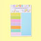 Prayer List Notepad - "My + Answered Prayers" - 50 Sheets