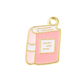 Gold Alloy Colorful Book Charm