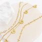 18K Gold PVD Stainless Steel Cross Chain - By The Foot