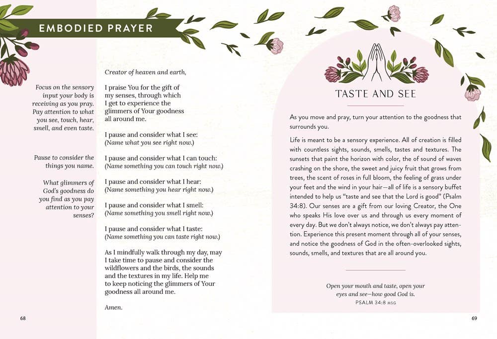 Prayer in Motion : An Invitation to Be Fully Present, Connec