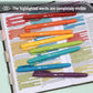 Gel Bible Highlighters 16 Pack