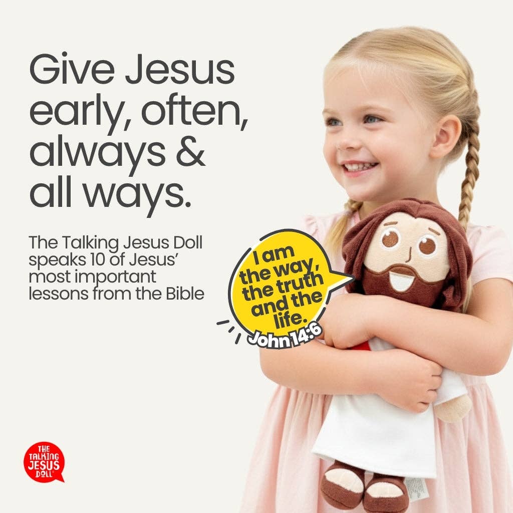The Talking Jesus Doll - Christian Toy - Speaks Bible Verses