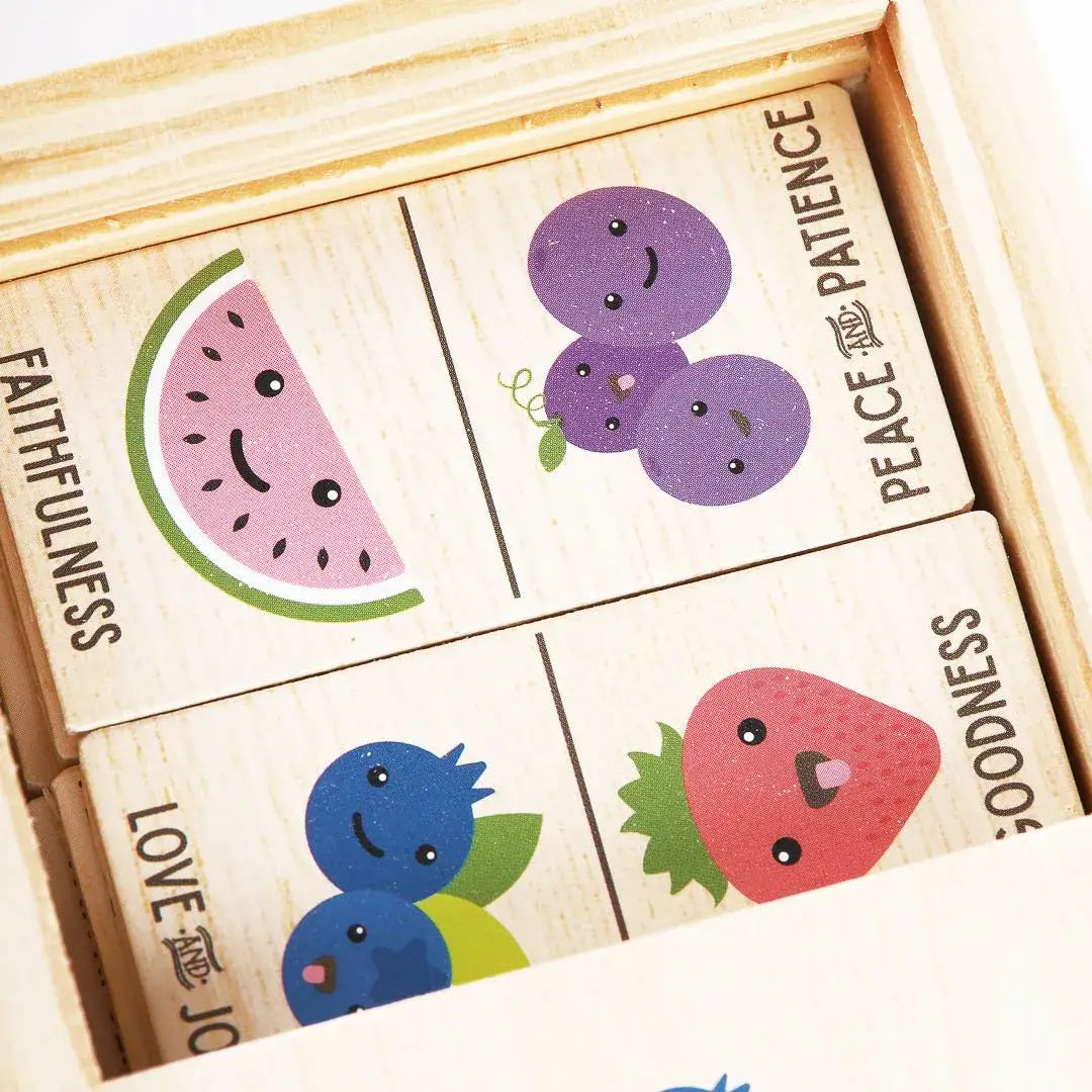 Game Dominos Wood Fruit Of The Spirit