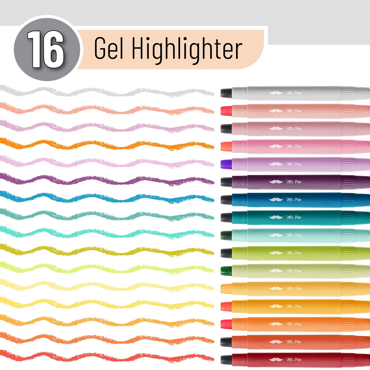 Gel Bible Highlighters 16 Pack