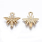 Gold Alloy Bee Charm