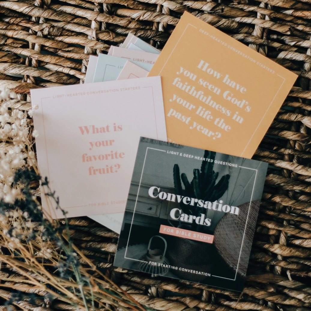 Conversation Cards For Bible Study