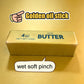 Realistic PU Butter Stick Stress Relief Toy Gifts
