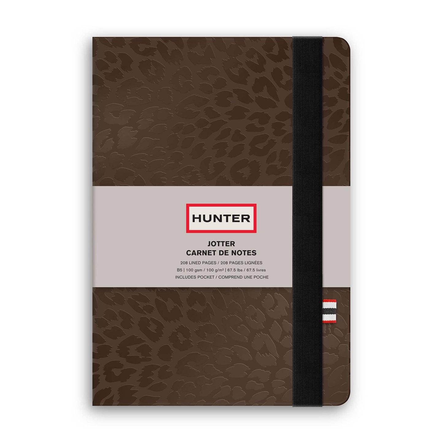 Hunter Umber Leopard Jotter