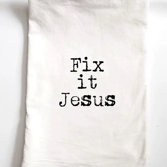 Fix It Jesus | Funny Gift Towel