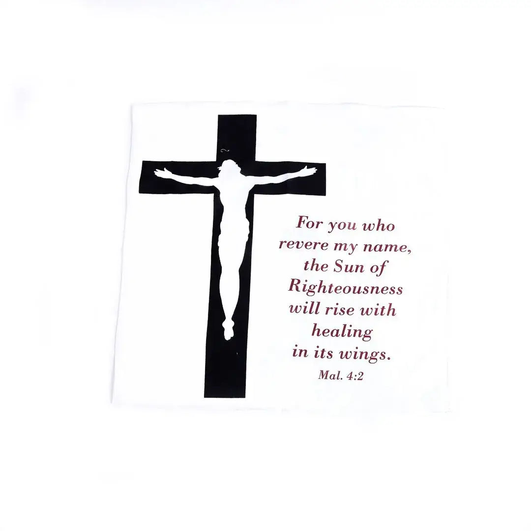 Prayer Cloth Malachi 4:2 Jesus/Cross Pk6